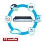 Hillstone Networks NGFW + Licenser - Hardware + 1 års Enterprise service - 1Gbps FW/0.4Gbps NGFW gennemstrømning - 450k samtidige sessioner - 5 porte 10/100/1000BASE-T + 1 port 1GE SFP - Inkluderer IPS, AV, URL, QoS, IPR, C2 og Sandbox
