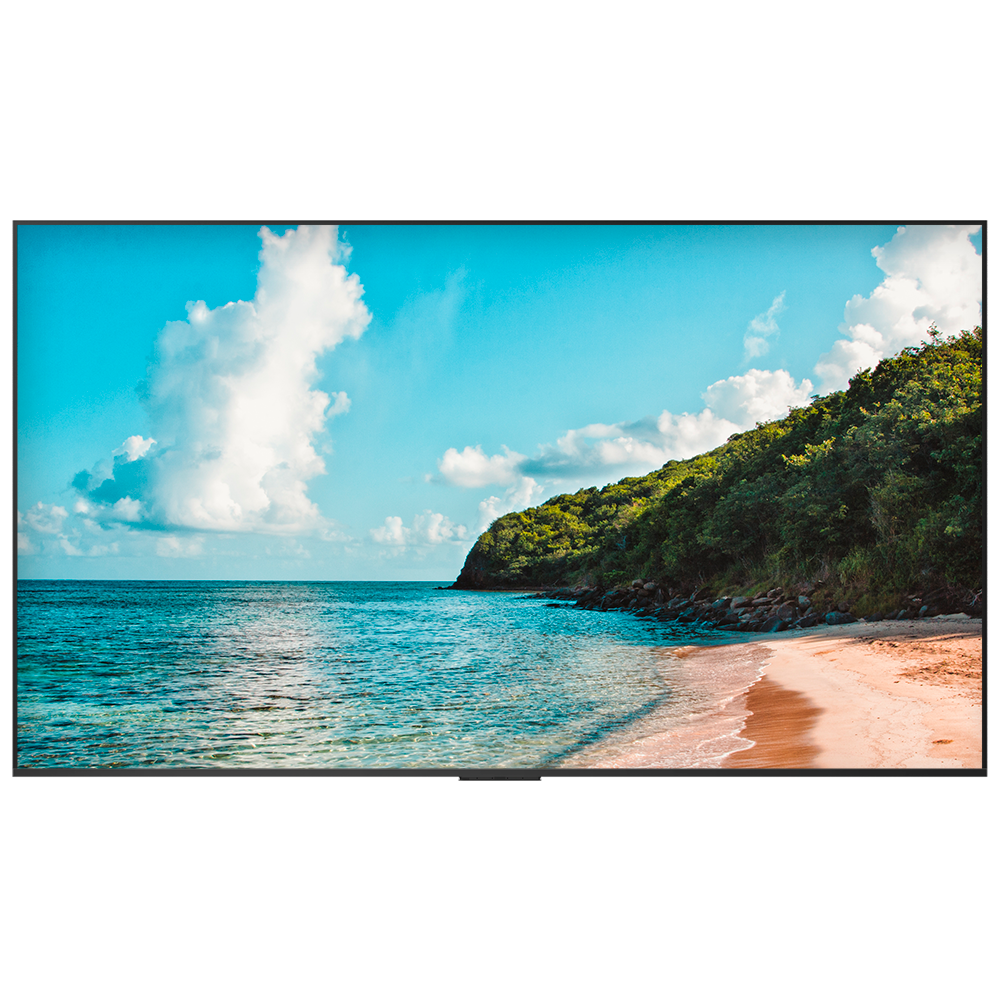 Digital signage monitor 100" - Opløsning 4K - Lysstyrke 500 nits - 24/7 - Android 11 - Integrerede højttalere