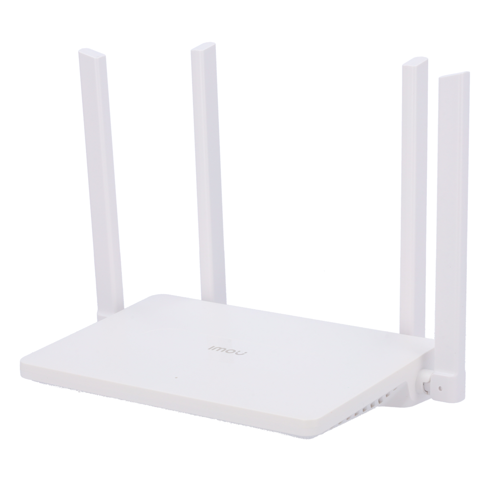 Imou - WIFI router AC1200 - Dual band 2.4GHz / 5 GHz - Stream spil 4K HD - Gæste wifi netværk - Auto sync - Administrer fra app