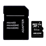 MicroSD kort med Hikvision adapter - Kapacitet 64 GB - Class 10 | Hastighed R/W: 92/30 MB/s - E/P Cyklusser: op til 200 - Hjemmekameraer, Smartphones, Tablets