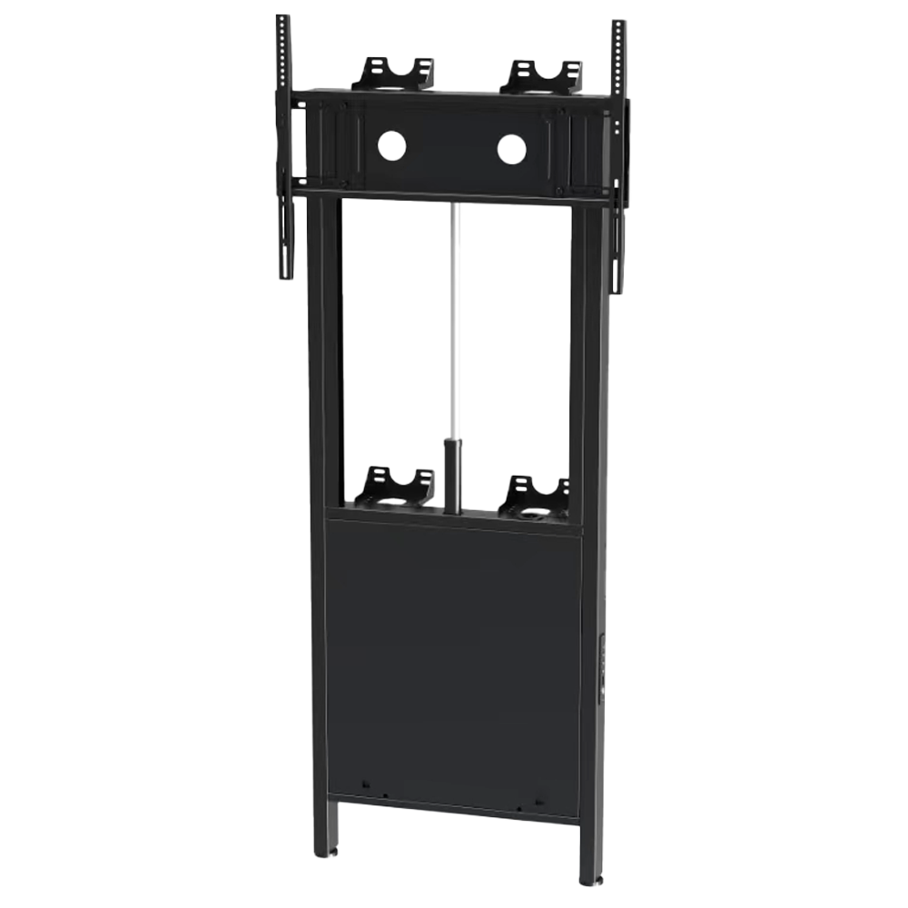 Motoriseret gulv-vægstativ - Understøttet vægt 150 kg - VESA 800x600 mm - Justerbar højde