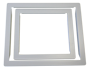 Advanced - Semi-flush beslag til Axis EN repeatere - ADV-MX-5010 / 5020 - 220 x 300 mm (HxB)
