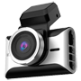 Dash Cam 4K / Dobbelt Kamera - Bredt synsfelt - 3" skærm / Stemmestyring - WiFi access point modul - Kollisionsdetektion / GPS Track - IP52