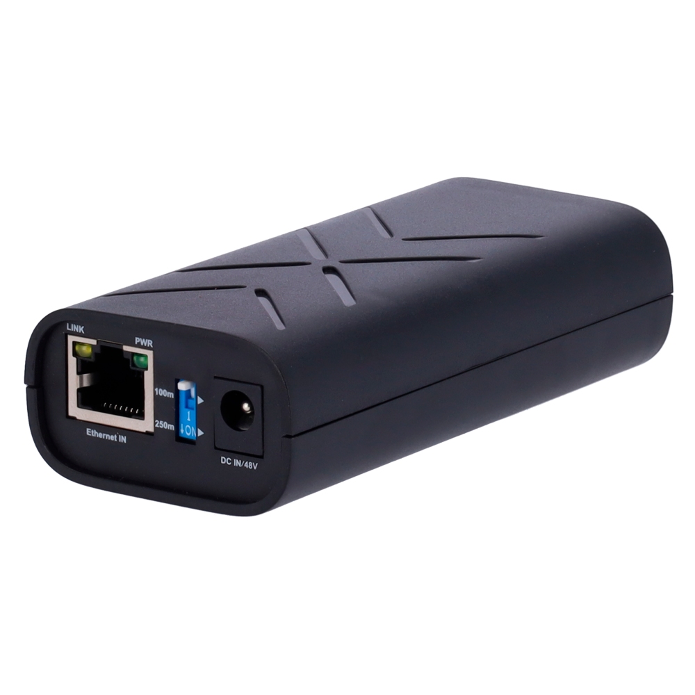 Dobbelt PoE Injector - Indgang RJ45 10/100/1000 Mbps - Total effekt 60 W - Maksimal afstand 100 m - PoE/PoE+ IEEE802.3af/at - Stabiliseret og beskyttet