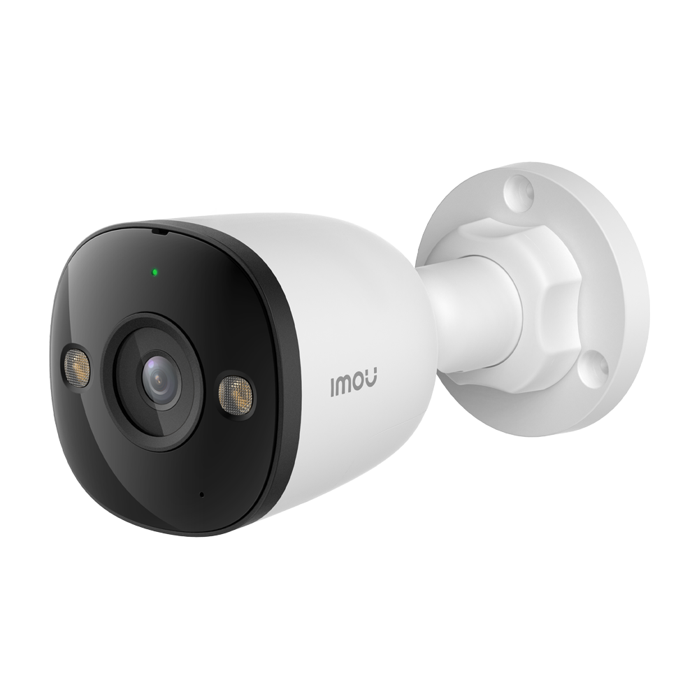 AOR Kamera PS3E 5MP - PoE-forbindelse - 3.6 mm / IR + Smart Color - Tovejs audio / Sirene + Flash - IMOU SENSE mennesker og køretøjer - Udendørs egnet / IP66