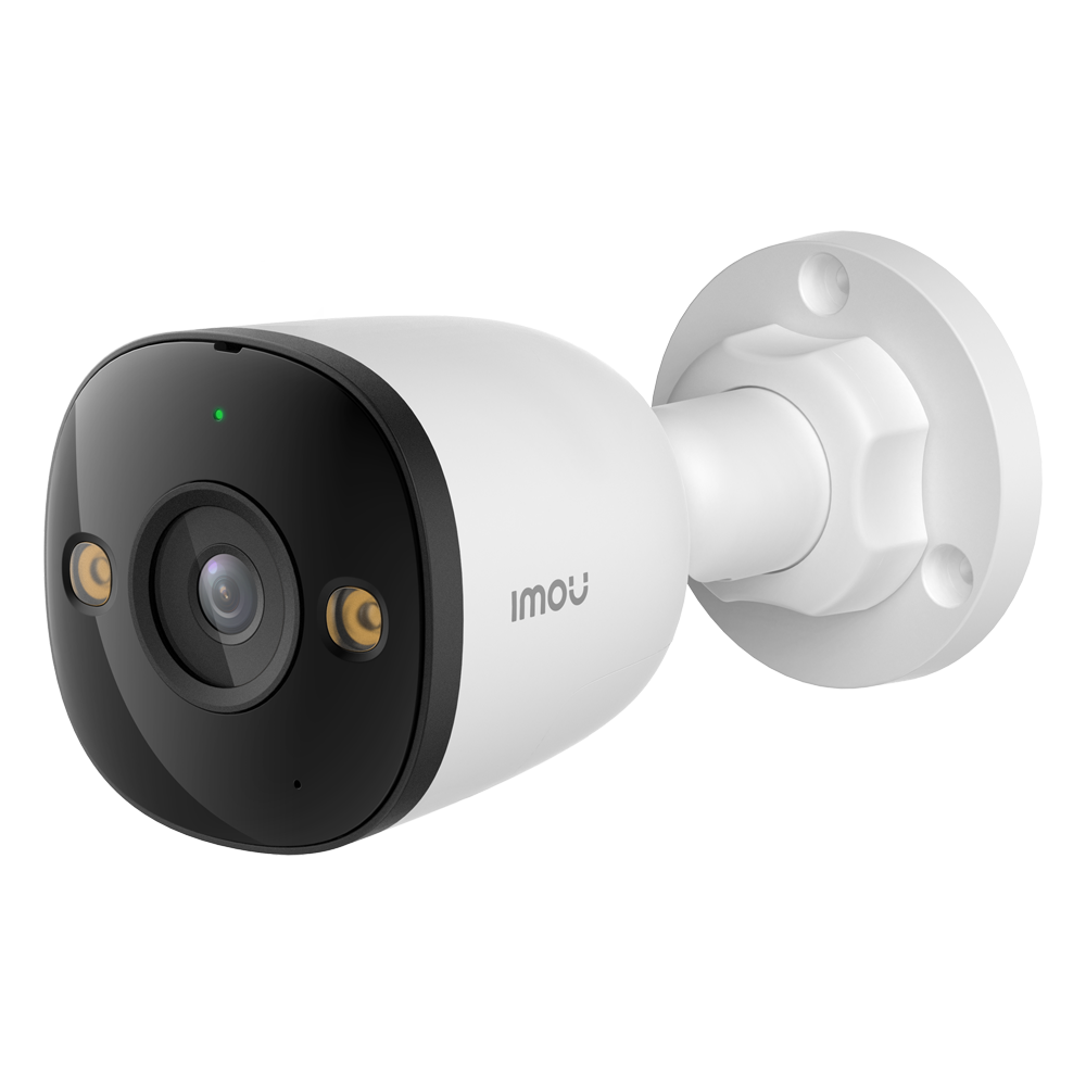 AOR Kamera PS3E 8MP - PoE-forbindelse - 2.8 mm / IR + Smart Color - Tovejs audio / Sirene + Flash - AIGO PLAY / IMOU SENSE - Udendørs egnet / IP66