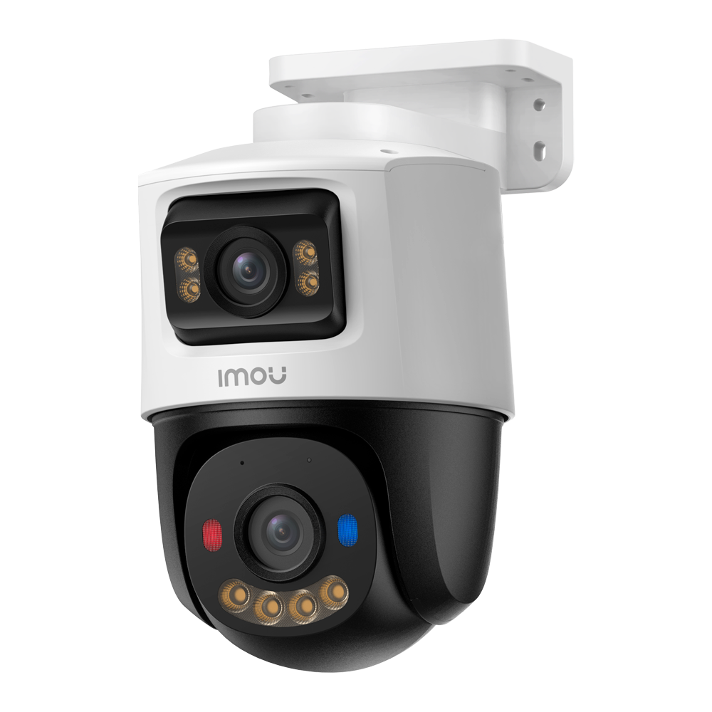 Kamera PS70F 5+5MP - PoE-forbindelse - Dobbelt linse / Autotracking / IR + Full Color - Tovejs audio / Sirene + Blå-rød flash - AIGO PLAY / IMOU SENSE mennesker og køretøjer - Udendørs egnet / IP66