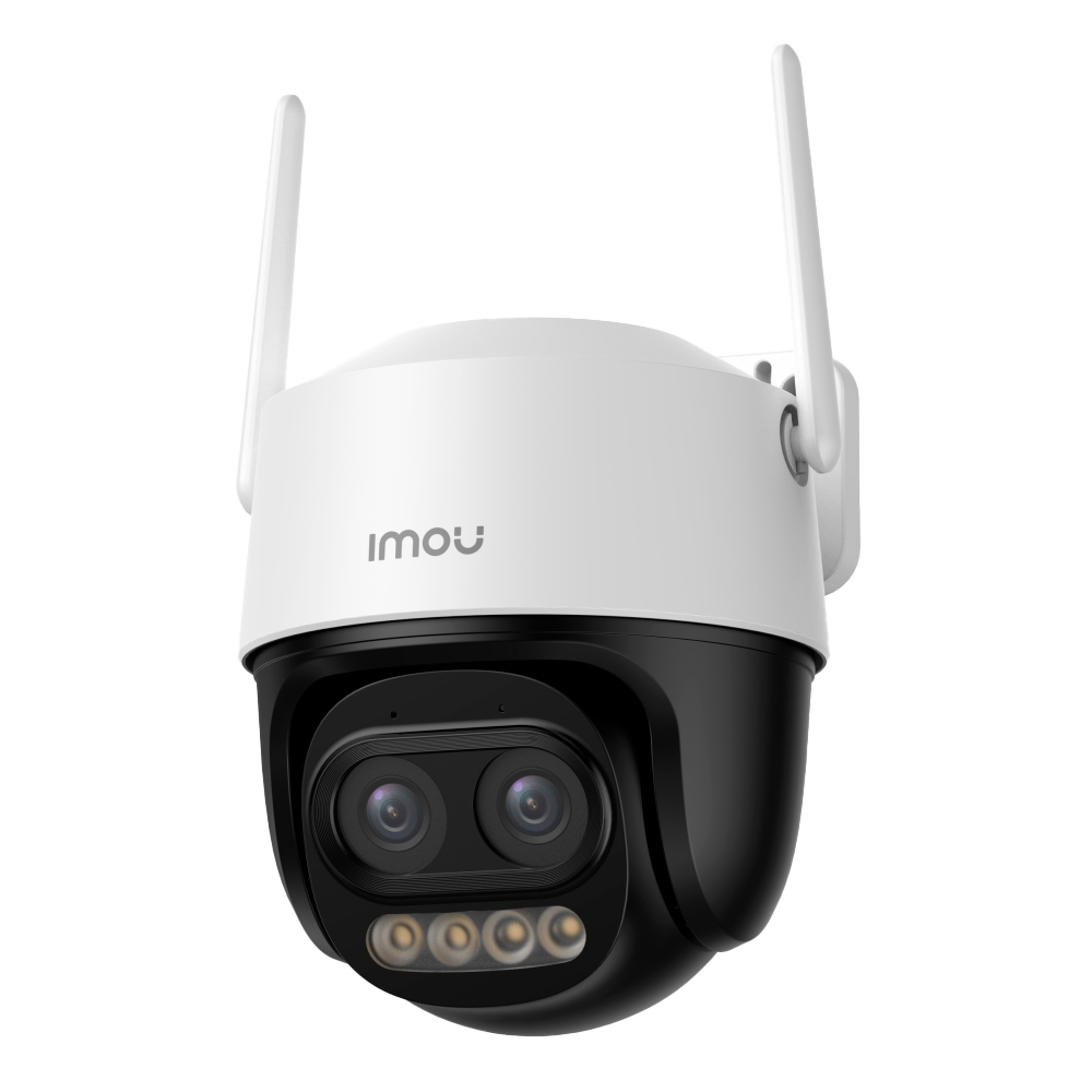 Cruiser Z motoriseret kamera 5MP - WiFi 6 - Hybrid Zoom / Autotracking / IR + Full Color - Tovejs audio / Sirene + Flash - IMOU SENSE mennesker og køretøjer - Egnet til udendørs / IP66