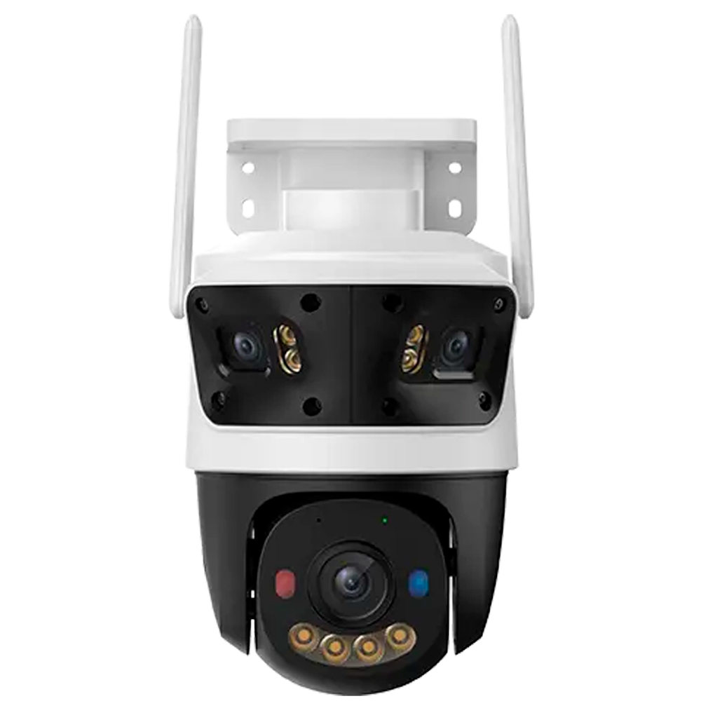 Triple Cruiser Kamera 3+3+5MP - WiFi 6 / Dobbelt SD kort slot - TRIPLE Linse / Autotracking / IR + Full Color - Tovejs audio / Sirene + Blå-rød Flash - AIGO Play / IMOU SENSE / AOR - Egnet til udendørs