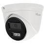 HiLook - Turret IP kamera - Opløsning 4 Megapixel (2560x1440) - Objektiv 2.8 mm | Indbygget mikrofon - Hybrid lys 30 m | PoE | IP67 - Bevægelsesdetektion 2.0 (kun mennesker)