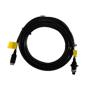 Hikvision - Kabel til AHD kameraer - Stik M12 aviation - 4 Pins - Længde 20m - Hun - Han