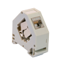 FTP kabelstik - Output stik RJ45 - Kompatibel FTP category 6A - Nem installation uden værktøj - DIN skinne montering