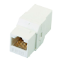 Stik - UTP kabelsamling - Input stik RJ45 - Output stik RJ45 - Kompatibel UTP category 6A - Lavt tab