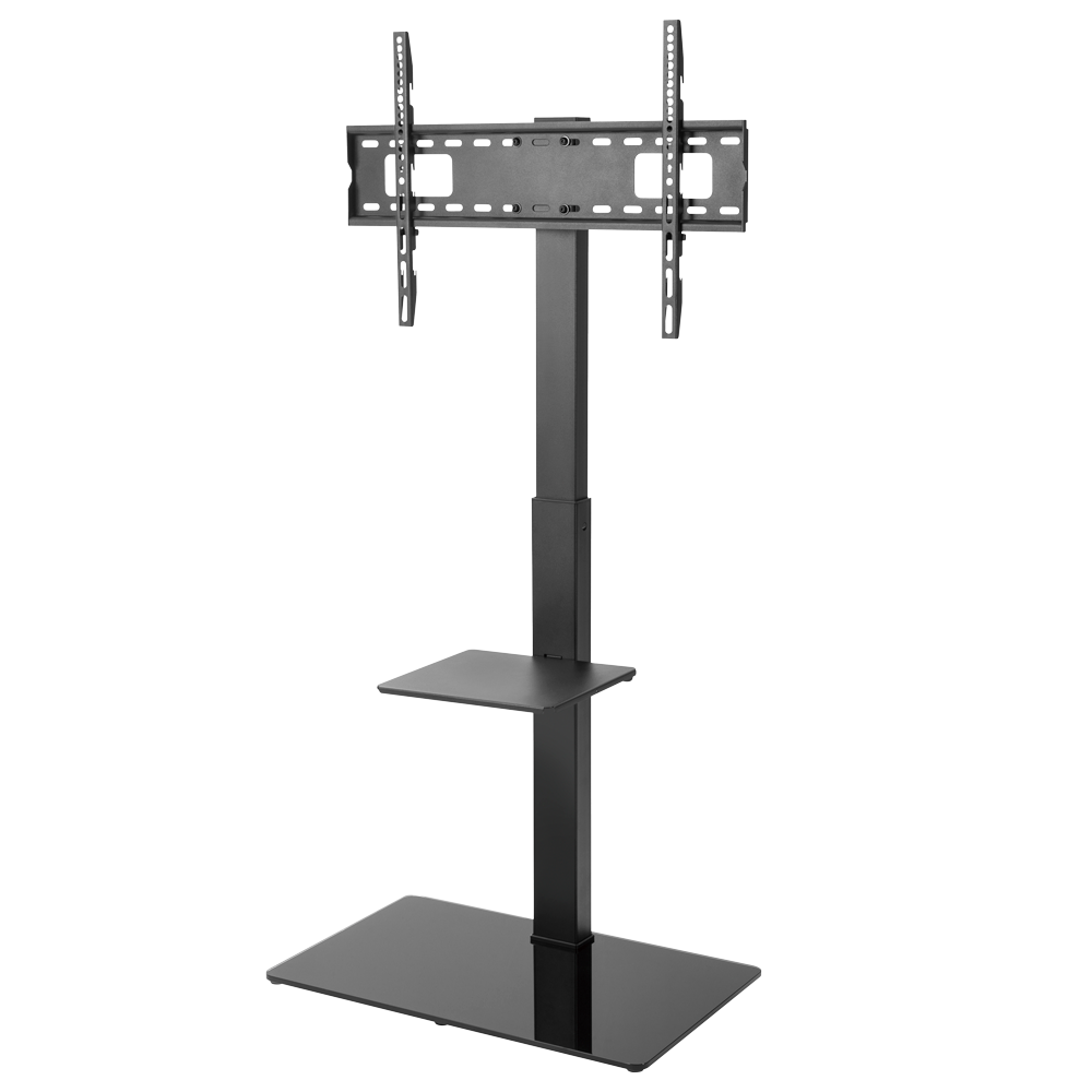 Gulvbeslag med stander - Understøttet vægt 40Kg - VESA 600x400mm - Justerbar højde