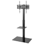 Gulvbeslag med stander - Understøttet vægt 40Kg - VESA 400x400mm - Justerbar højde