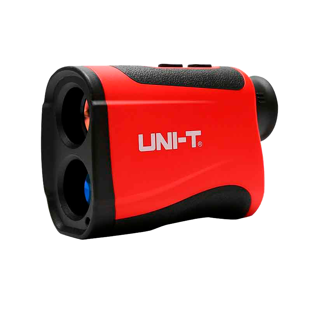 Lasermåler - Skridsikker og lydløs design - 25 mm Linse - Optisk zoom teleskop 7X - Rækkevidde op til 1000m med millimeter præcision - Afstand, vinkel og hastighedsmåling