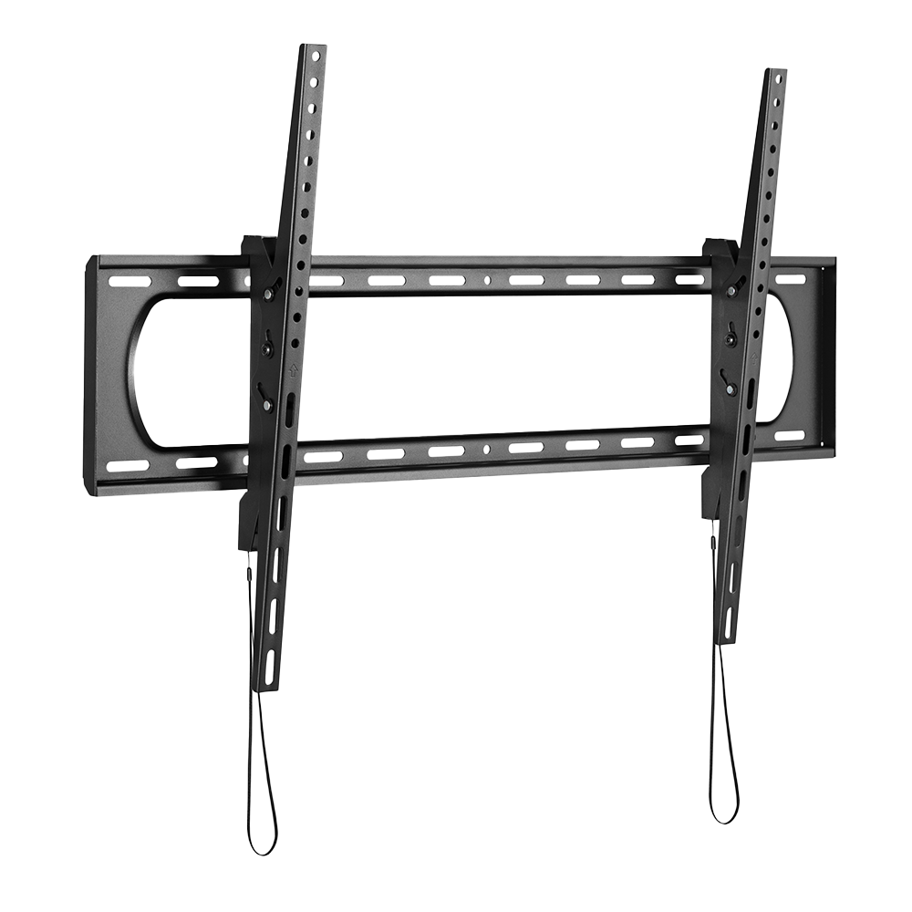 Beslag med tilt - Bæreevne 120Kg - VESA 1000x600mm - Afstand til væg 80mm - Tilt +10° / -10°