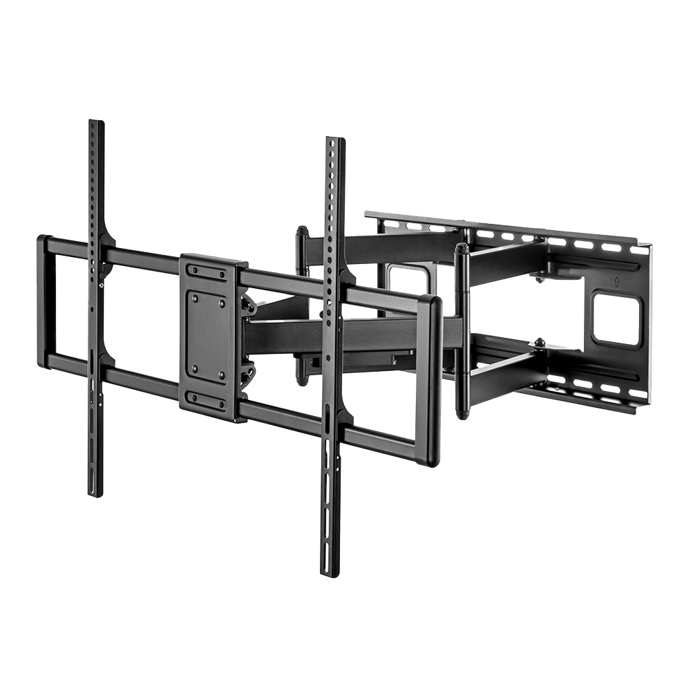 Beslag med arm - Bæreevne 120Kg - VESA 900x600mm - Afstand til væg: 75-703mm - Tilt +5º / -15º - Drejning +60º / -60º