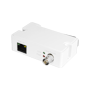 Mærke EoC forlænger - Ethernet over koaksial kabel - Aktiv | Specifik ePoE - Sender kompatibel med serie LR1002 - Tillader transmission 1 IP kanal - Maksimal afstand 1.000 m