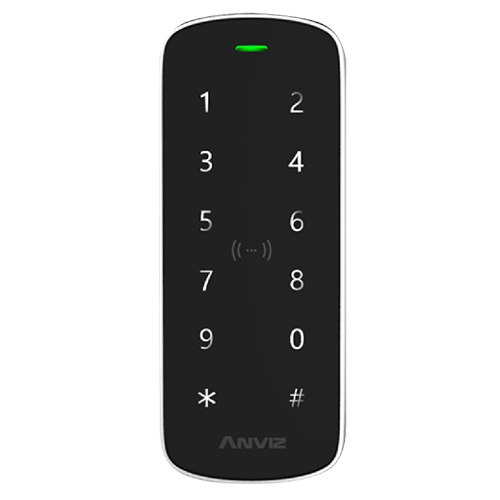 Adgangskontrol IP65 IK10 - EM/MF kort og PIN - 10.000 brugere | 200.000 registreringer - TCP/IP, WiFi, Bluetooth, USB og Wiegand - Integreret controller - CrossChex Standard / Mobile