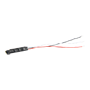 Ekstern mikrofon - Bare kabler til terminalblok tilslutning - Strøm + (Rød), Strøm (Sort) - Lyd (Hvid) - Strømforsyning DC6V~12V - Længde: 130 mm