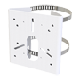 Milesight maste eller gadelygtebeslag - Hvid farve - 140 (H) x 136 (B) x 46 (D) mm - Metal
