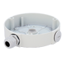 Milesight junction box - Til motoriseret og panorama dome kamera - Væg- eller loftsmontage - Ø145mm. x 33,5mm. - Kabelgennemføring