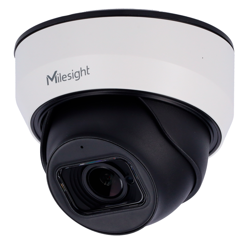 Motoriseret Dome AI IP Kamera - Opløsning 2Mpx - 1/2.8" CMOS objektiv 2.7mm~13.5mm - IR belysning op til 50m - Menneske- og køretøjsbaseret AI videoanalyse - Certificering IP67 - IK10 - NDAA