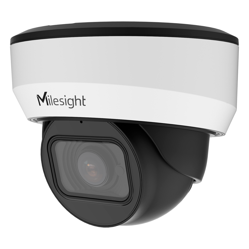Motoriseret Dome AI IP Kamera - 5 Megapixel (2592x1944) | Objektiv 2.7mm~13.5mm - 1/2.8" Progressive Scan CMOS - IR 50m | 120dB WDR - Menneske- og køretøjsbaseret AI videoanalyse - IP67 | IK10 - NDAA
