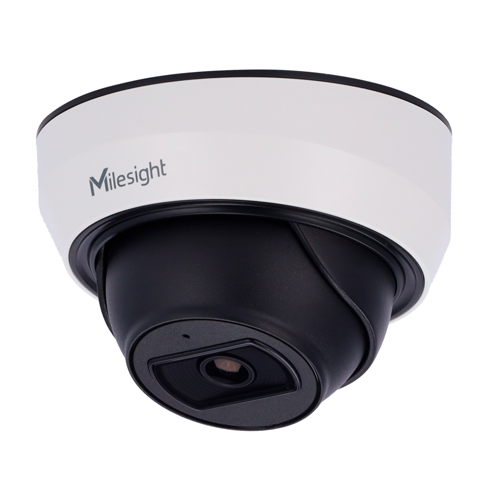 IP Mini Dome Kamera - Opløsning 5Mpx - 1/2.8" CMOS / Objektiv 2.8mm - IR belysning op til 25m - Menneske- og køretøjsbaseret AI videoanalyse - IP67 og IK10 /