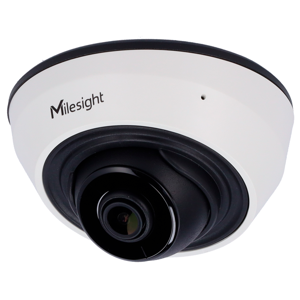 Mini Dome AI IR IP Kamera - Opløsning 5Mpx - 1/2.8" CMOS objektiv 2.8mm - IR belysning op til 20m - Menneske- og køretøjsbaseret AI videoanalyse - Certificering IP67 - NDAA