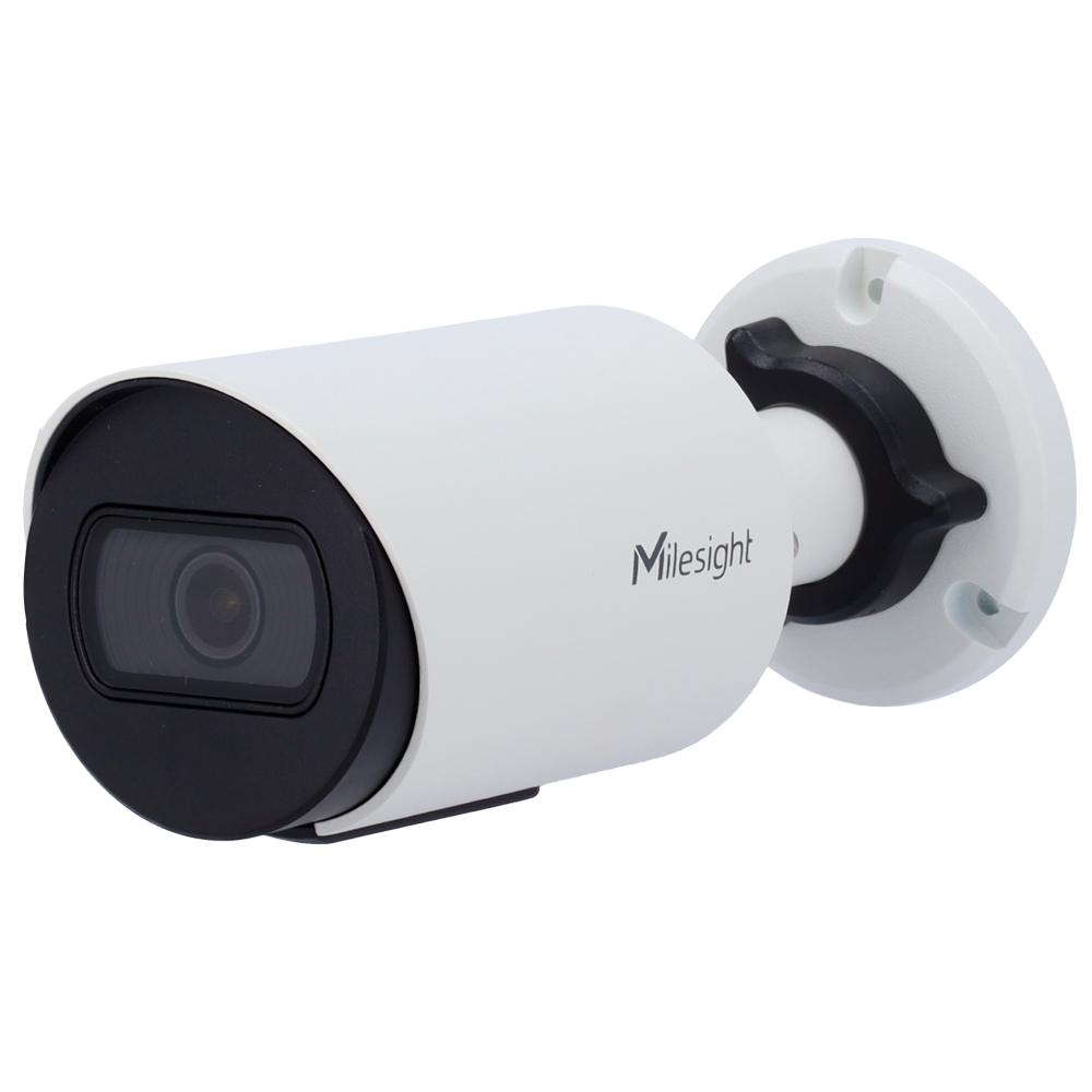 Mini Bullet IP Kamera - Opløsning 8Mpx - 1/2.8" CMOS | Objektiv 2.8mm - IR 30m | Super WDR 120dB - Menneske- og køretøjsbaseret AI videoanalyse - IP67 | IK10