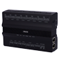 PoE Adgangskontroller - Kort og PIN - 100.000 brugere | 200.000 registreringer - 8 læsere via Wiegand | 8 læsere via OSDP - Relæ til 4 WiFi og LTE porte - Forbindelse gennem Cloud | 12V udgange
