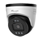 IP kamera 8Mpx TrueColor Turret - 1/1.8" Progressive Scan CMOS | 2.8 mm objektiv - Politi lys | 3 x Smart Hybrid Light - IR 40m | White Light 30m | Indbygget mikrofon - Ansigtsgenkendelse | Varmekort | Alarm - ONVIF | IP67 | IK10 | Surge 4 KV | NDAA