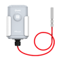 LoRaWAN temperatursensor - Detektionsområde -50ºC ~ 200ºC - Op til 10Km rækkevidde med direkte sigt - Konfiguration via NFC og APP - Beskyttelsesgrad IP67 - Langvarigt batteri