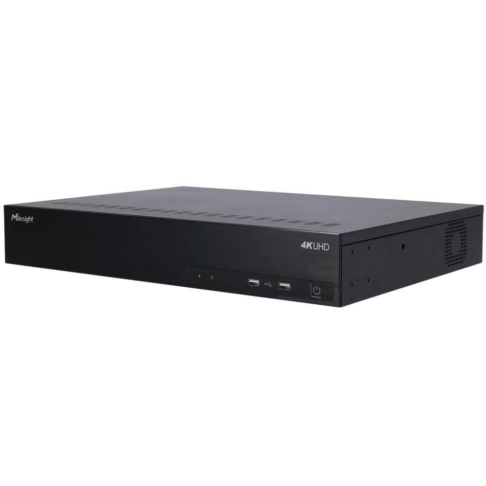 NVR til IP kameraer - 32 CH video / Komprimering H.265+ - Maksimal opløsning 8 Mpx - Båndbredde 256 Mbps - Output 4K HDMI & VGA - Understøtter 4 harddiske | LPR kompatibel