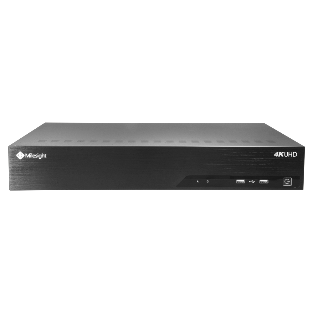 NVR til IP kameraer - 64 CH video / Komprimering H.265+ - Maksimal opløsning 8,0 Mpx - Båndbredde 320 Mbps - Output 2x HDMI 4K & VGA - Understøtter 8 harddiske | RAID