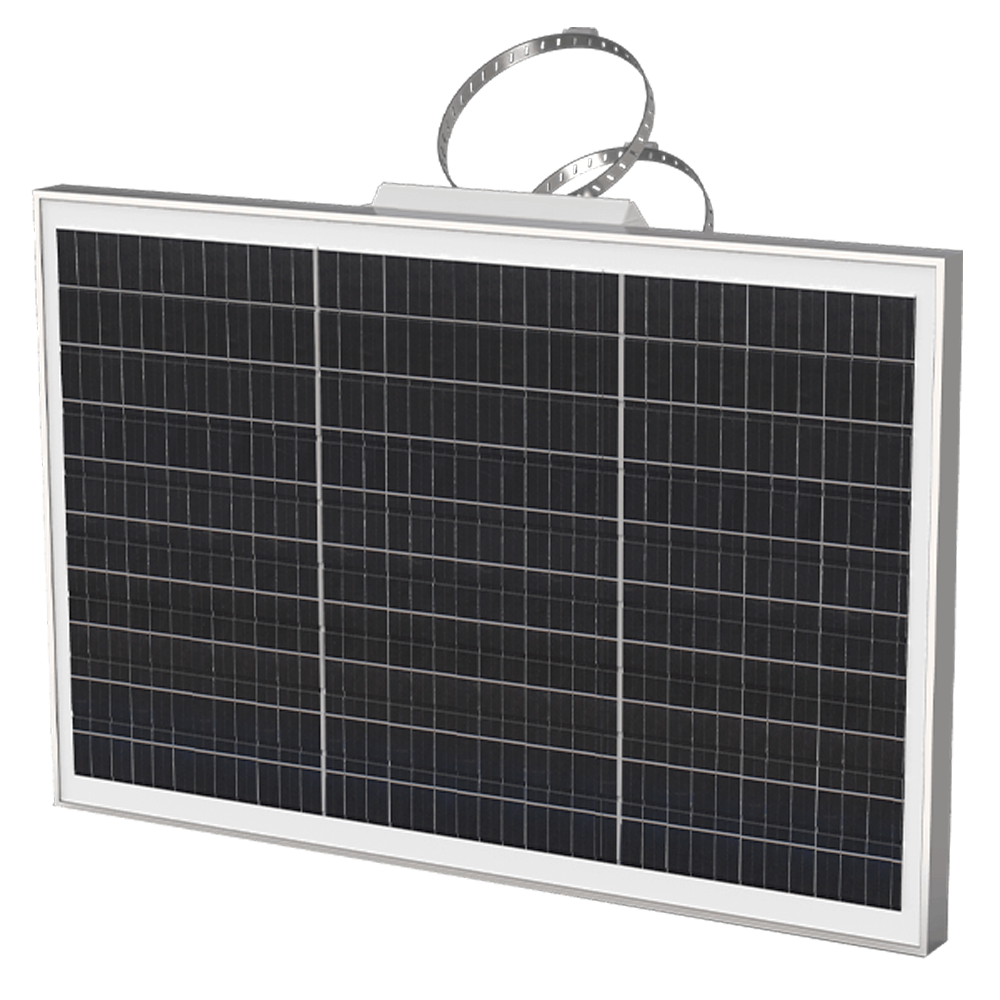 Milesight - Solpanel 45W - Support til mastforankring - IP67 - Kompatibel med trafikkamera SC211