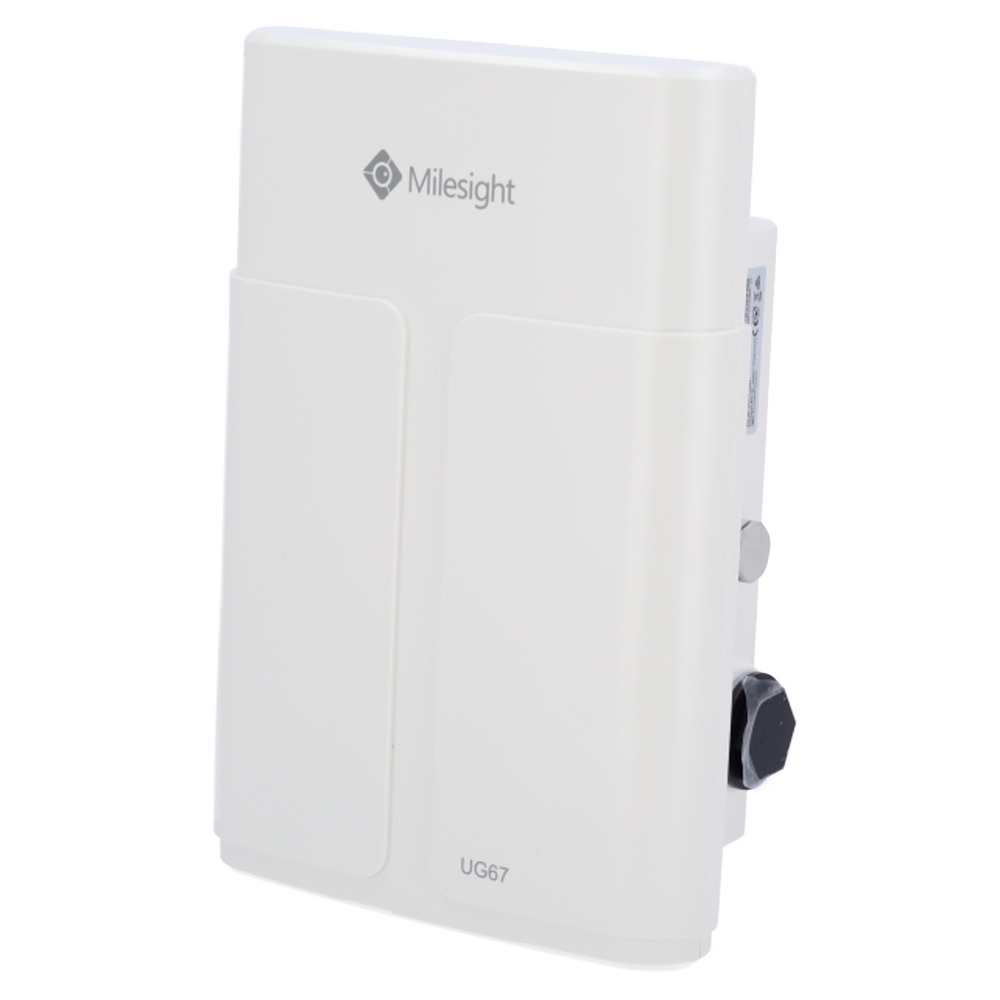 LoRaWAN Gateway - Op til 2Km rækkevidde - 8 kanaler og forbindelse til 2000 enheder - Ethernet, WiFi kommunikation - Beskyttelsesgrad IP67 - GPS