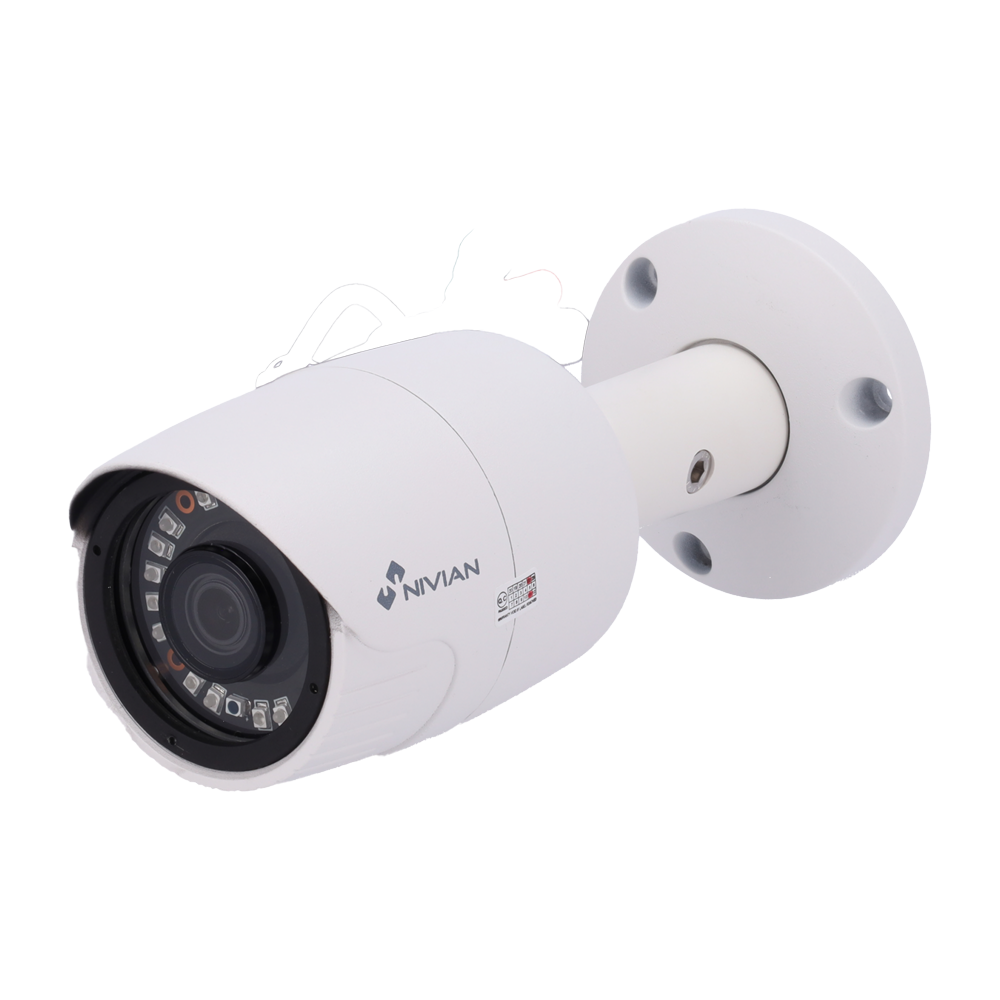 1080p ECO Bullet Kamera - 4 i 1 (HDTVI / HDCVI / AHD / CVBS) - 1/2.7" Brigates© BG0806 - 3.6 mm Linse - 18 IR SMD LEDs Rækkevidde 20 m - OSD fjernmenu fra DVR