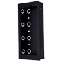 Frontpanel og forsænket monteringsboks - Akuvox-specifik AK-E18C - Panel: 325 (H) x 156 (B) x 22 (D) mm - Boks: 315 (H) x 143 (B) x 50 (D) mm - Lavet af aluminium og galvaniseret stål