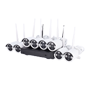 NIVIAN WiFi CCTV kit - NVR 10 kanaler - 8 Forregistrerede 3 Mpx kameraer - Ekstra kameraer NV-CAM30W - Plads til 1 Harddisk - Esaecloud App og Software