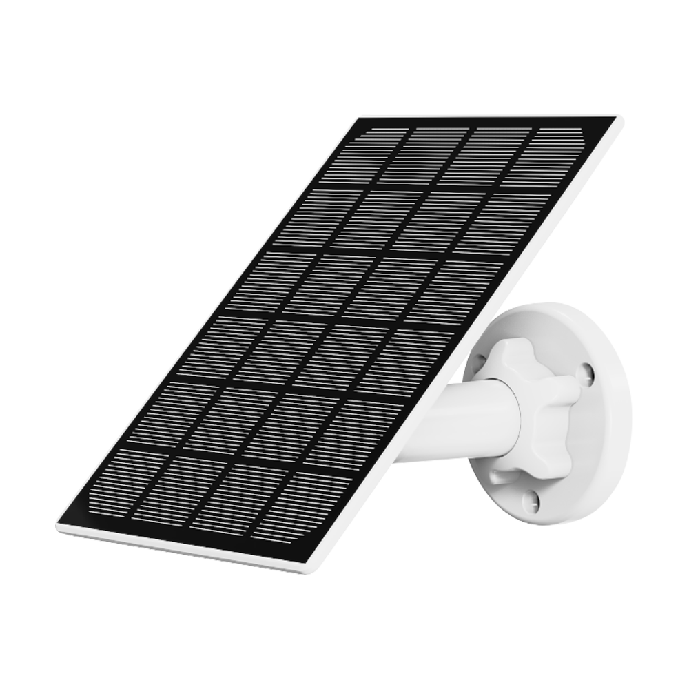 Nivian - Solpanel på 3W - Til batteridrevne IP-kameraer - Høj effektivitet monokrystallinsk - Micro USB output DC5V - Vejrbestandig IP65