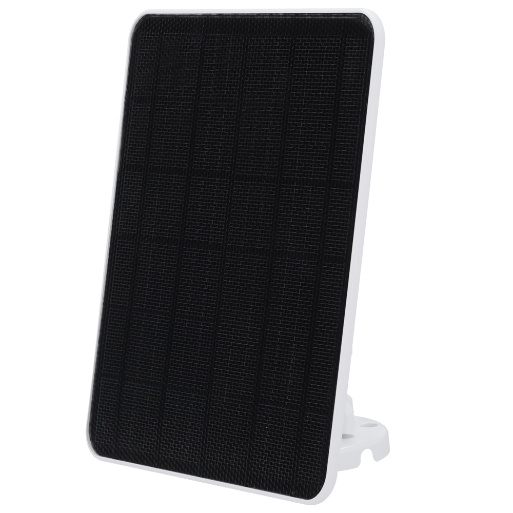 Nivian - Solpanel på 6W - Til batteridrevne IP-kameraer - Høj effektivitet monokrystallinsk - USB-C output DC5V - Vejrbestandig IP65