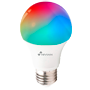 RGB Smart Pære - WiFi 2.4 GHz IEEE802.11 b/g/n - Forbrug 9W - Fatning E27 - Kompatibel med TUYA Smart - Kompatibel med Alexa og Google Assistant