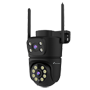 Nivian Smart Kamera 2K / 3MP - Dual Wifi 2.4 og 5 GHz | Udendørs IP65 - Rækkevidde til 10 m - Motoriseret PT kontrol / Autosporing - Optagelse til MicroSD kort eller Cloud - TUYA Smart / Google / Alexa Kompatibel