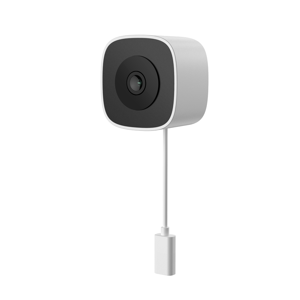 Nivian Smart-kamera 2K 3MP til vindue - Black Light fuld farve - WiFi 6 2,4 GHz | Magnetisk glasholder - Detektion af mennesker / Gråd / Køretøjer - Optagelse til MicroSD-kort eller cloud - TUYA Smart / Google / Alexa kompatibel