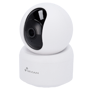 Nivian Smart Camera 2K - WiFi 2.4 GHz - PT Autotracking styring | IR 10 m - Persondetektion - Optagelse til MicroSD kort eller Cloud - TUYA Smart / Google / Alexa kompatibel