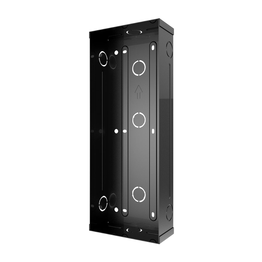 Videodørtelefon beslag - Akuvox specifik AK-R27(8)A - Dimensioner: 270 (H) x 122 (B) x 61 (D) mm - Fremstillet af galvaniseret stål - Indbygning - Nem installation