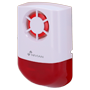 Nivian Smart - Udendørs sirene - Backup batteri - Advarselslampe / Sirene 120dB - Trådløs 433MHz - Kompatibel med Nivian alarm kits